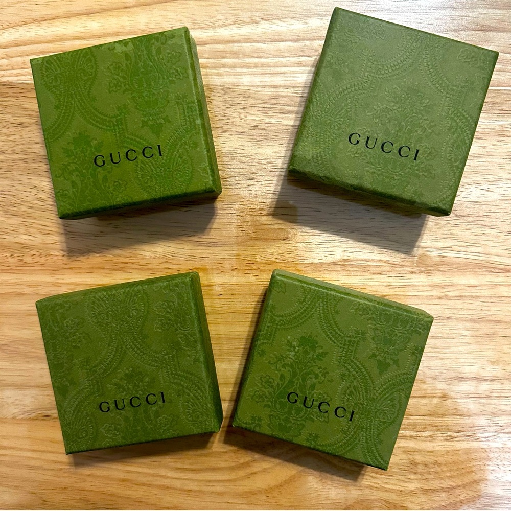 Authentic GUCCI Gift Jewelry Boxes - Set Of 4 Boxes